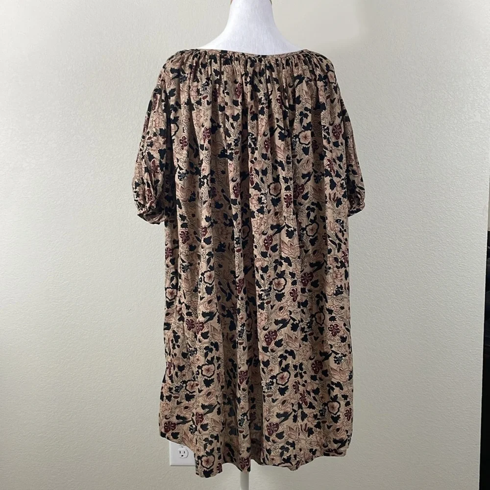 The Great Sleep Brown Floral Print‎ sleep dress size 4/6
